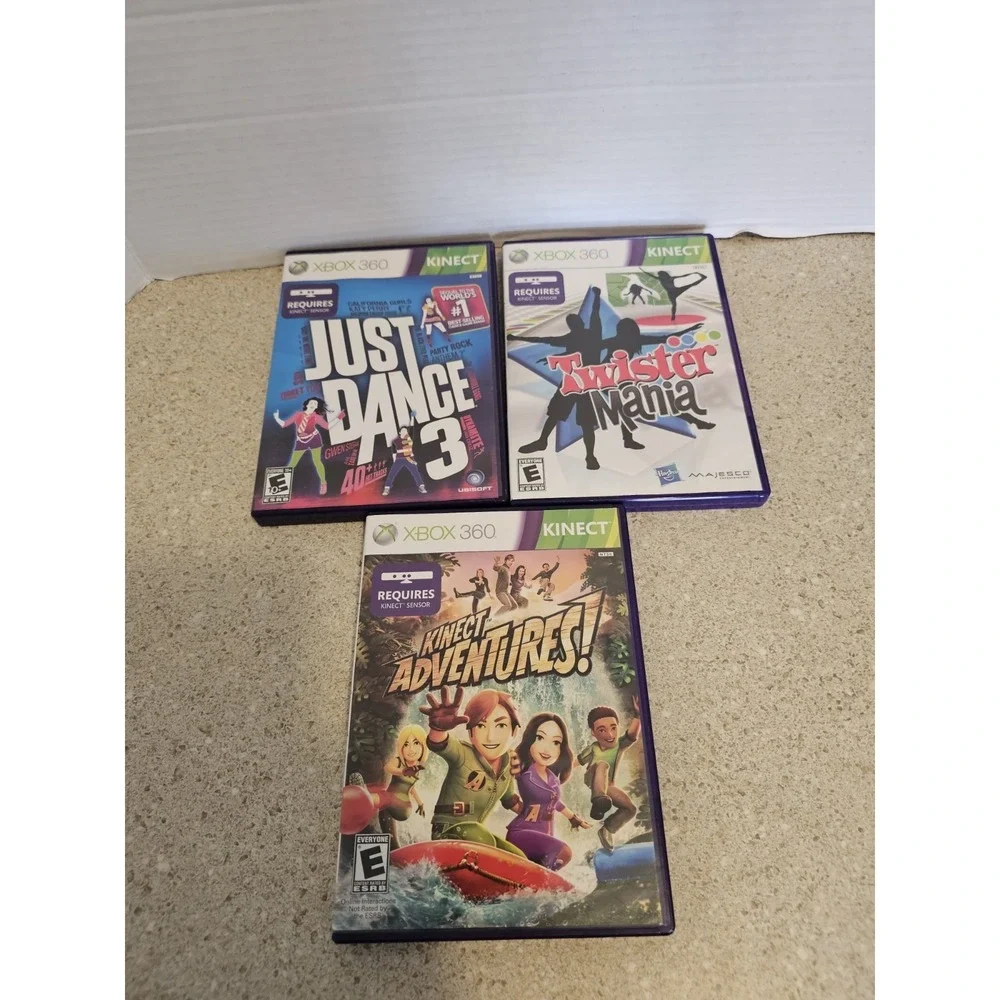Xbox 360 Kinect Just Dance 3, Twister Mania, Adventures